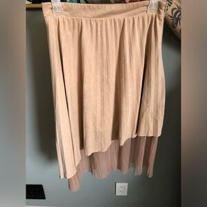 ✨2 for $25✨ Zara Basics Peachy Pink Asymmetrical Skirt